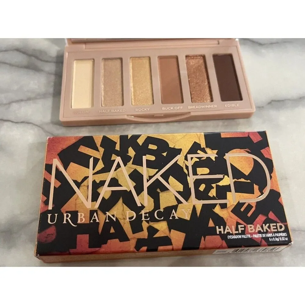 Lot Of 3 Urban Decay Naked  Eyeshadow Palette In Foxy, Sin + Half Baked New